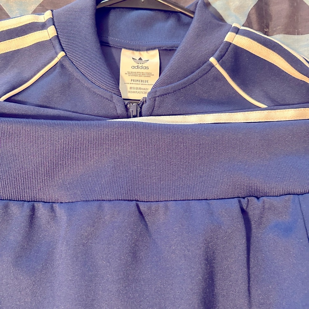 Adidas Navy and Gold Track Jacket